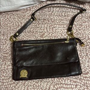 A.D.M.J Elegant Brown  Leather Shoulder Bag